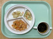 10月7日の給食とおやつ