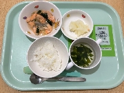 7月24日の給食とおやつ