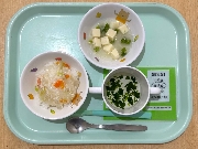7月29日の給食とおやつ