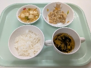 8月14日の給食とおやつ